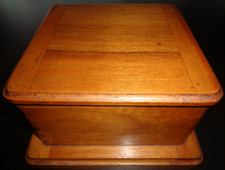 Boîte a thé Buis ou Olivier queue d'aronde