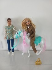 Lot Barbie & Ken avec Cheval