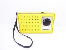 RADIO TRANSISTOR - PRECOR - JAUNE / YELLOW - LW / MW  - TRES BEL ETAT - 60's
