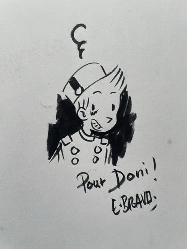 Dédicacée spirou e - bd,