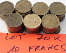 LOT 70 pièces MONNAIE