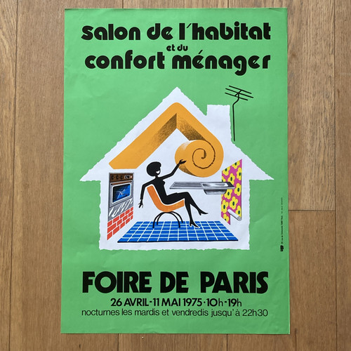 Affiche originale foire - affiche,