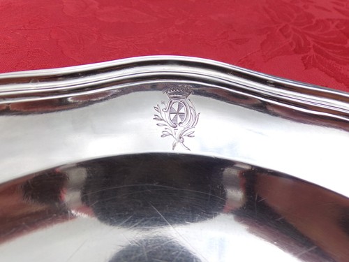 Assiette argent aux belles - en,