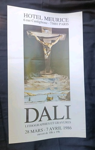 Affiche salvador dali 1986 - dali,