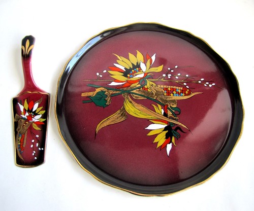 Coffret plat tarte pelle - plat,