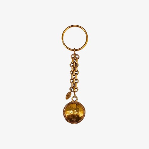 Chanel gold key ring - gold,