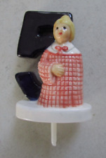 Porte bougie gâteau anniversaire Fève médium céramique 6 cm Pimprenelle 5 ans