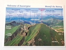 Carte postale - Volcans d'Auvergne (63) Massif du Sancy - 1990