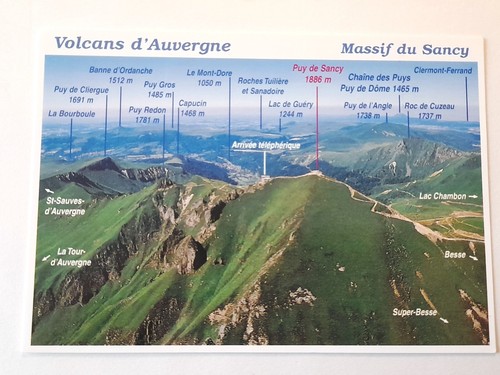 Carte postale volcans - postale,