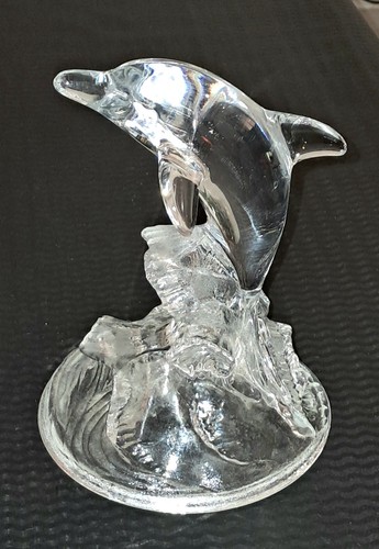 Statuette dauphin cristal - statuette, en