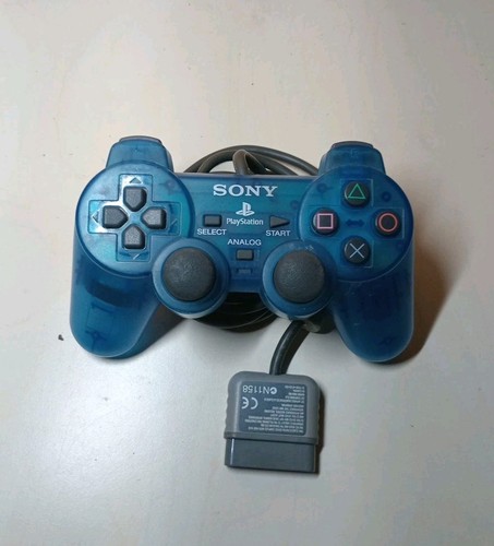 Manette dualshock clear blue - manette,