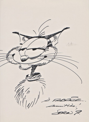 Seron chat heureux - seron,