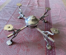 Dessous De Plat Ancien Métal Argenté 