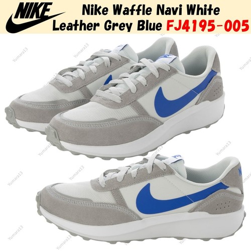 Nike waffle navi cuir blanc - nike,