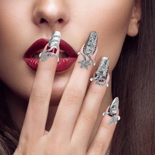 Pcs anneau ongles ouvert - pcs,
