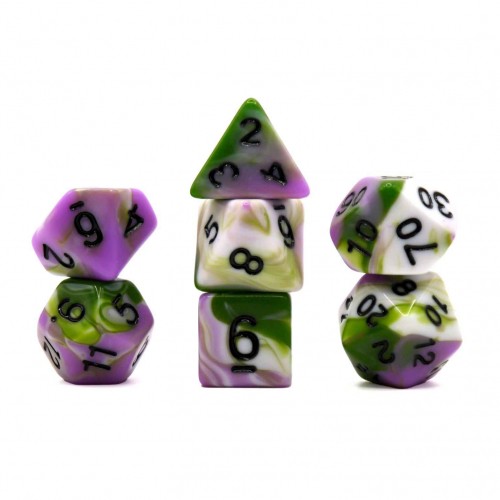 Ensemble dés multicolore - dés,