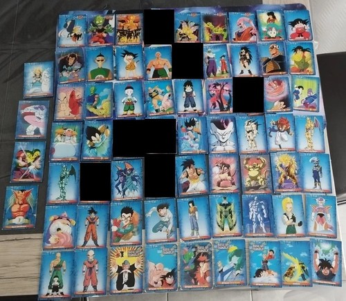 Lot cartes dragon ball - 60,