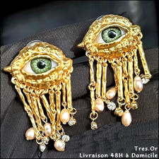 Boucles d'Oreille BAROQUE OEIL