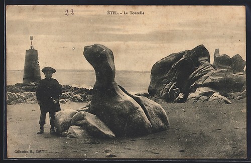 Cpa étel tourelle - Étel,, la