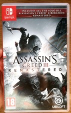 ASSASSIN'S CREED III REMASTERED COMPLET SWITCH VERSION SCANDINAVE CIB OVP - AC 3