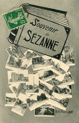 Souvenir sezanne façon album - sezanne,