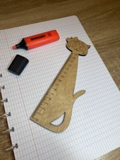 Règle école chat de 15 cm en