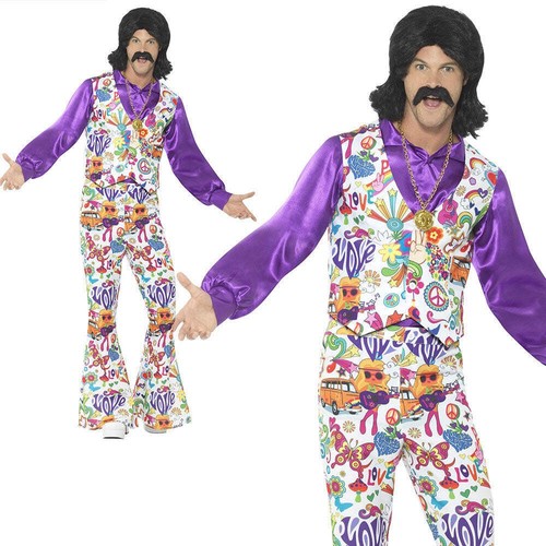 Costume hippie groovy des - costume,