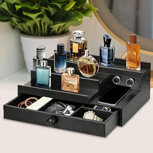 Présentoir parfum bois - parfum, en
