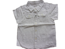 J206 Vêtement occasion Bébé CHEMISETTE blanche ORCHESTRA  18 mois