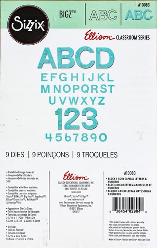 Sizzix bigz block - sizzix, 1/2"
