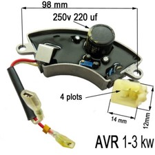 PIECE groupe électrogène Avr 220uF 3000W Générateur Carte régulateur