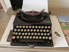 Ancienne Machine à Ecrire Portable REMINGTON N° NX31410 USA 1920's