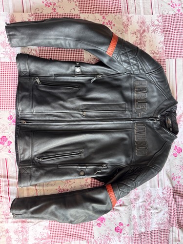Blouson cuir moto harley - blouson,