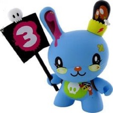 KIDROBOT DUNNY 8" TADO Parsley Love Blue 1000pcs 2006 -vinyl