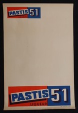 Affiche PASTIS 51 liqueur
