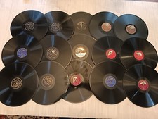 Disques 78 tours, Pathé vert rouge, Odéon, Master's Voice, Colombia bleu-noir.