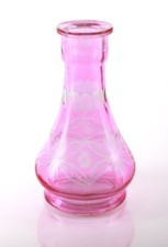 Nouveau vase de crystal Rose décoratif pour chicha narghilé pyramide MEDIUM