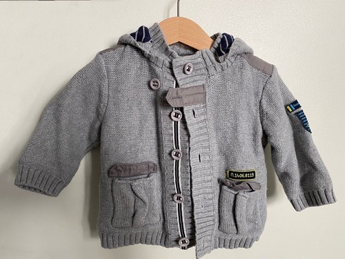 Gilet veste laine gris - laine,