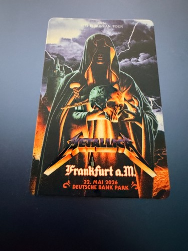 M72 tour metallica fancard - tour,