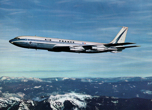Carte postale air france - postale,
