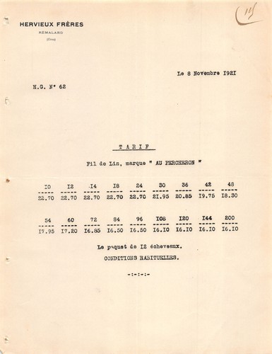 1921 hervieux freres - 1921, a