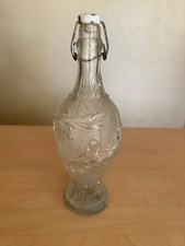 ancienne bouteille en verre capsule porcelaine polveri alberani bologna italie 