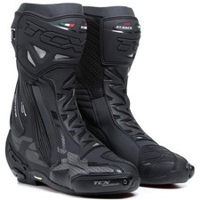 Bottes de moto TCX RT-Race Pro Air pour hommes noires bottes de course de moto