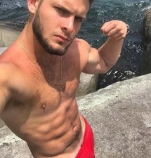 New Men's Sexy Red Hang Free