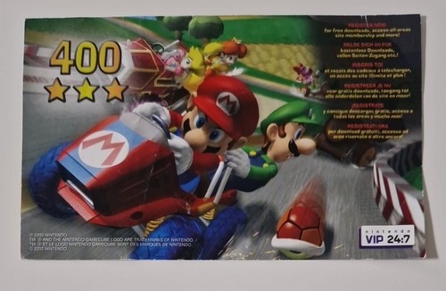 Carte vip 400 mario kart - carte,