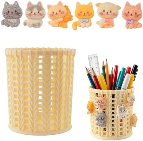 Pot crayons chat adorable - chat,