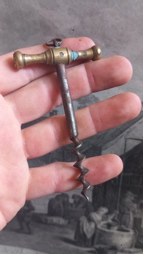 Tire bouchon fer bronze xixe - bouchon,