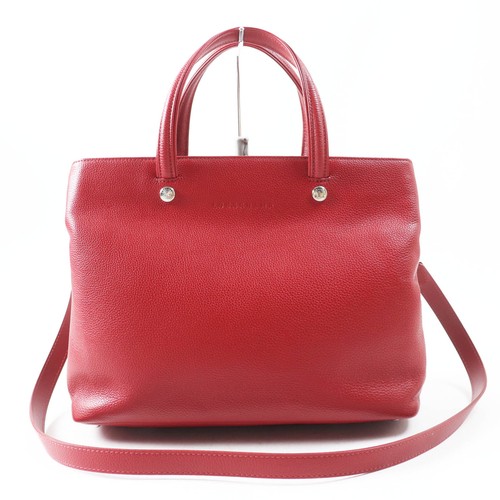 Longchamp pliage cuir 2way - longchamp,