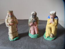 3 ANCIENS SANTONS CRÈCHE NOEL