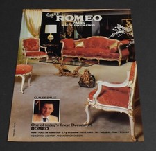 1982 Print Ad Signe Romeo